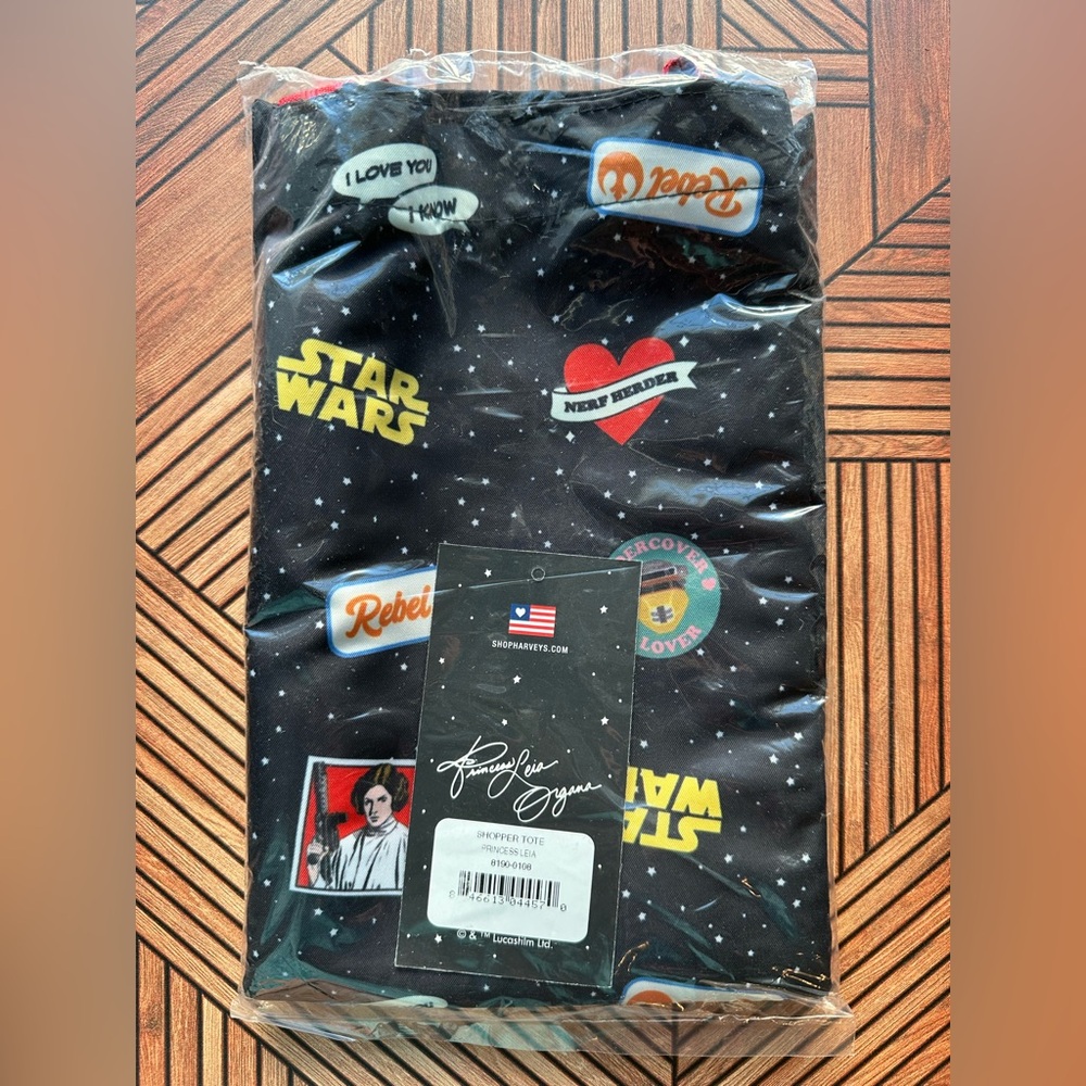 NIP Harveys Seatbelt Bags x Disney Star Wars Princess Leia Shopper Tote